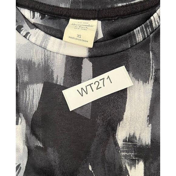 Abercrombie & Fitch Women’s Sz XS Essential Cropped Crew Neck Sweatshirt - Picture 7 of 7